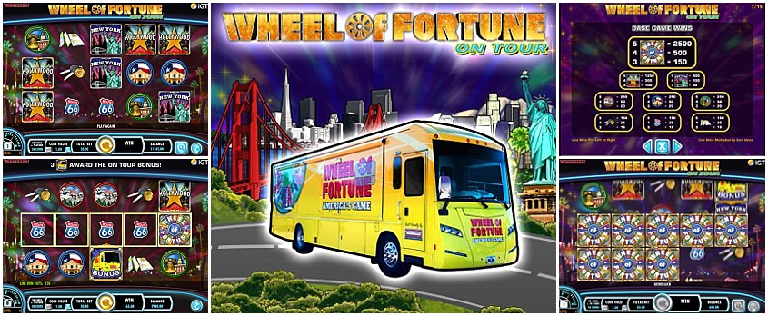 wheel of fortune on tour slot