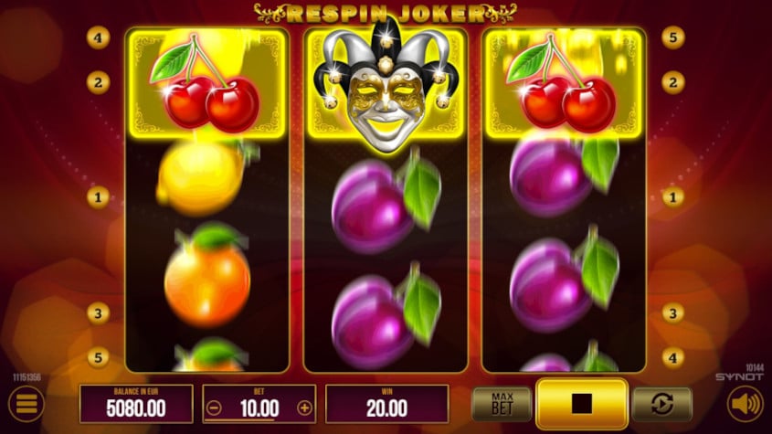 respin joker jackpot