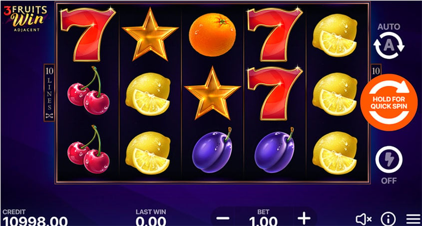 Fruit Slot 3 Lines