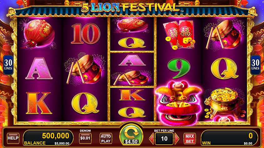 Festival Lions slot