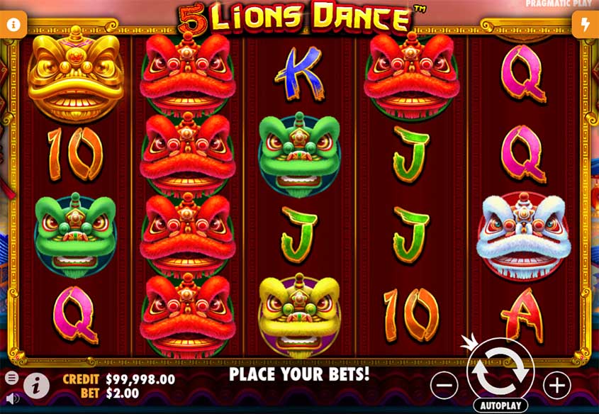 lion dance slot machine download