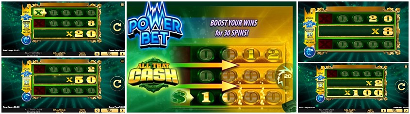 Jogue All That Cash Power Bet Gratuitamente em Modo Demo