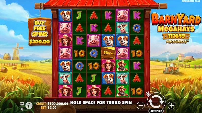 Barnyard Megahays Megaways Slot | Play Online | RTP: 96.50%