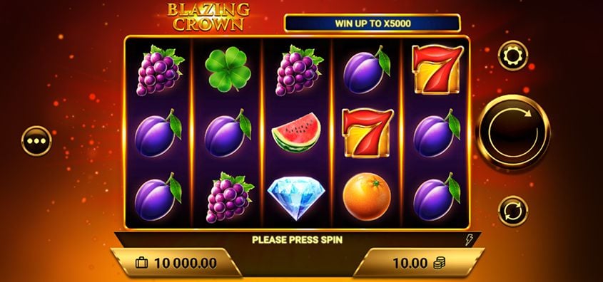 Blazing Crown Slot - Free Play in Demo Mode