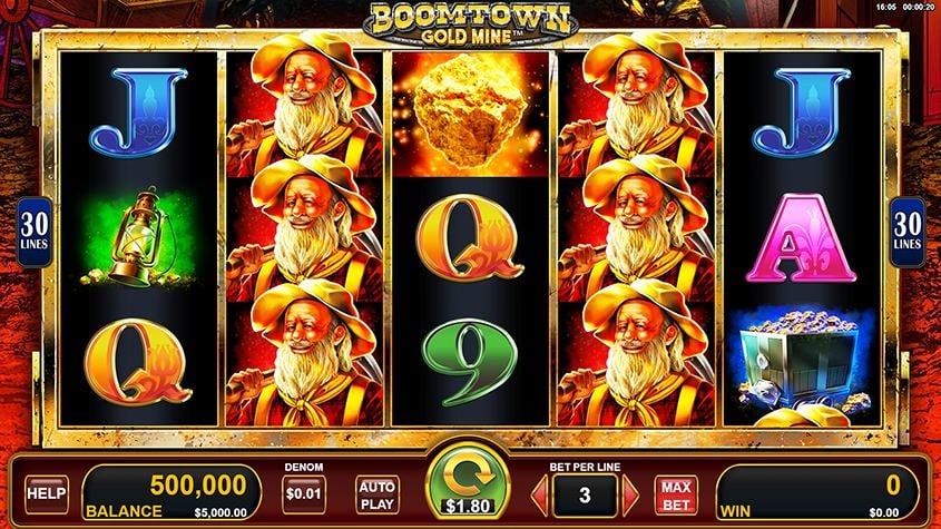 Boomtown Gold Mine Slot - Play Free Slots Demos