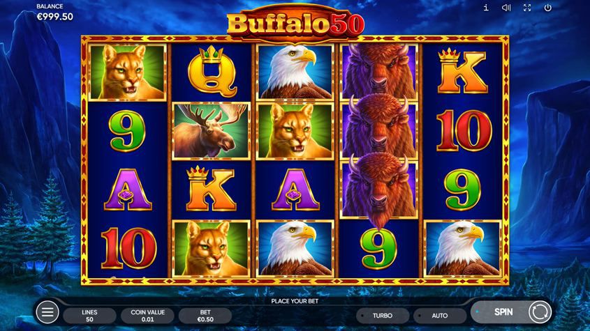 Vær venlig midlertidig skuffe Buffalo 50 Slot - Free Play in Demo Mode - Jan 2022