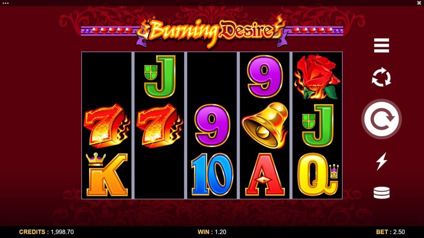 Play Burning Desire Slot Game Online - Wizard Slots