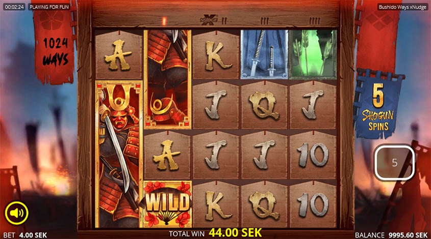 Bushido Ways xNudge slot