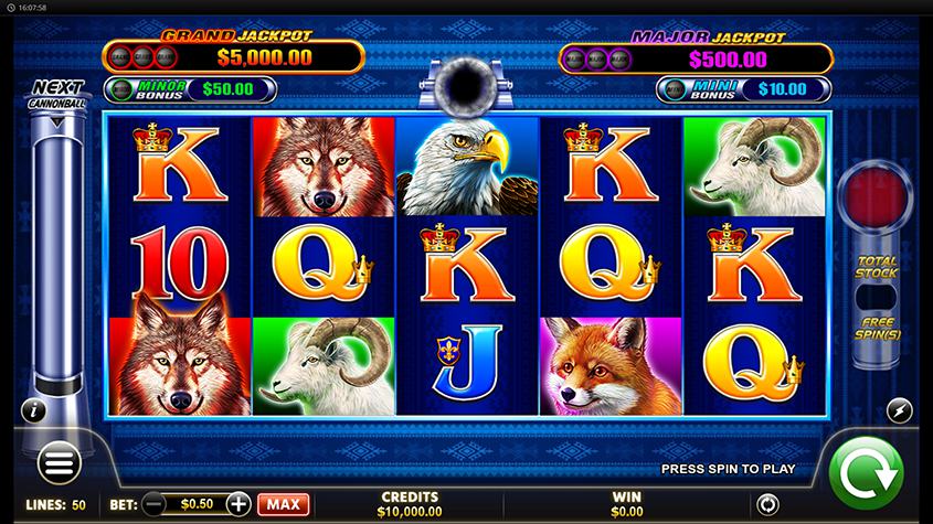 Cannonball Wolf slot