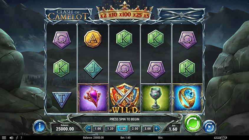 Clash of Camelot Slot - Free Play in Demo Mode