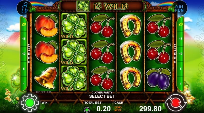 Clover Party Slot - Free Play in Demo Mode