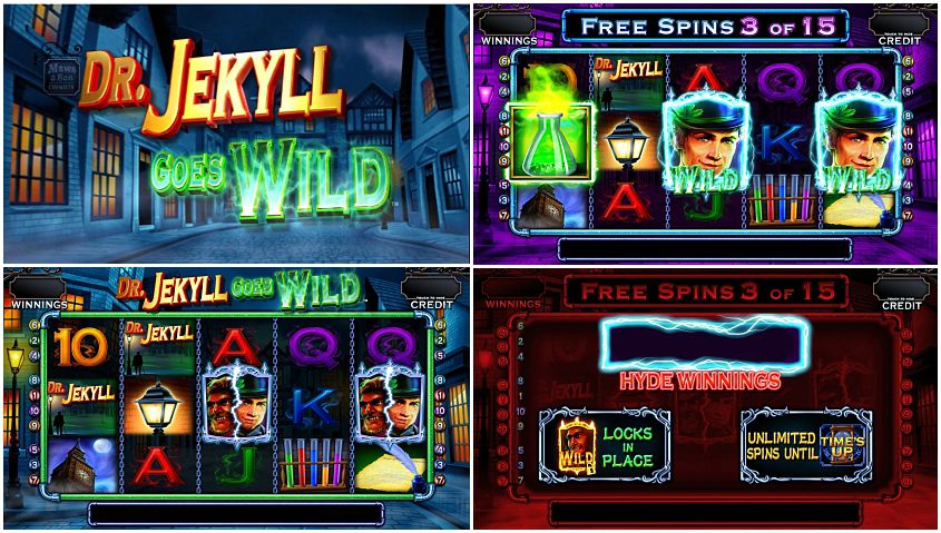 Dr jekyll goes wild slots