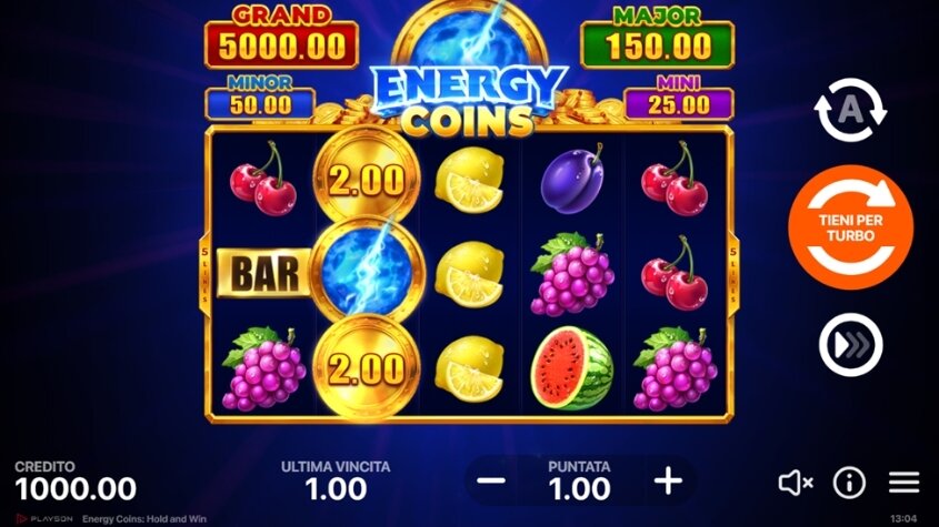 Energy Coins: Hold and Win