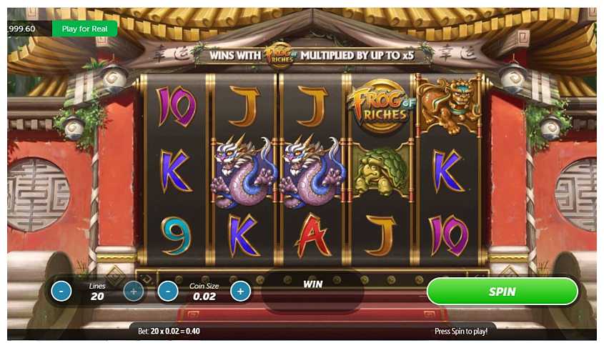 Frog of Riches: Temple Heights slot