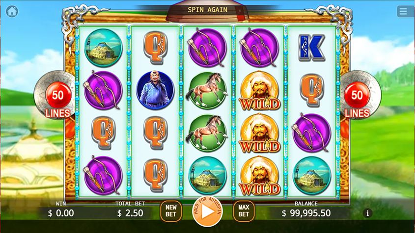 genghis khan slot machine