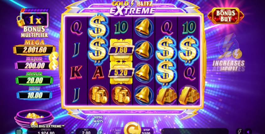 Gold Blitz Extreme Slot | Play Online | RTP: 96.00%