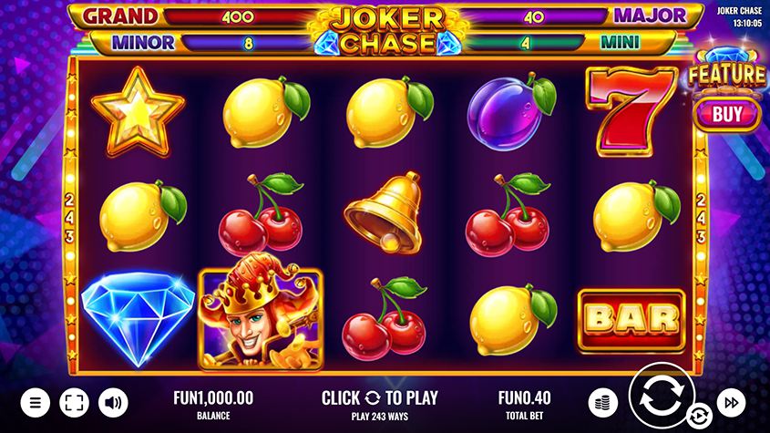 Joker Chase Slot - Free Play in Demo Mode