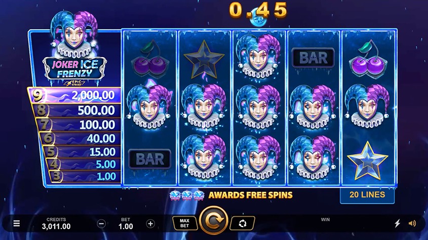 Joker Ice Frenzy Epic Strike slot