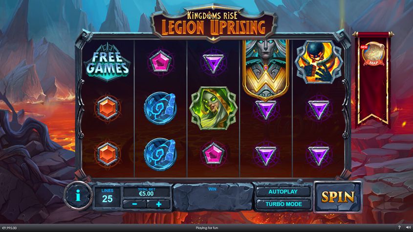 Kingdoms Rise Legion Uprising Slot - Free Play In Demo Mode