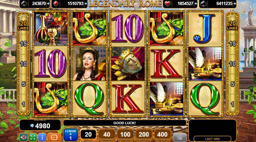 Legendary Rome Slot - Free Play in Demo Mode