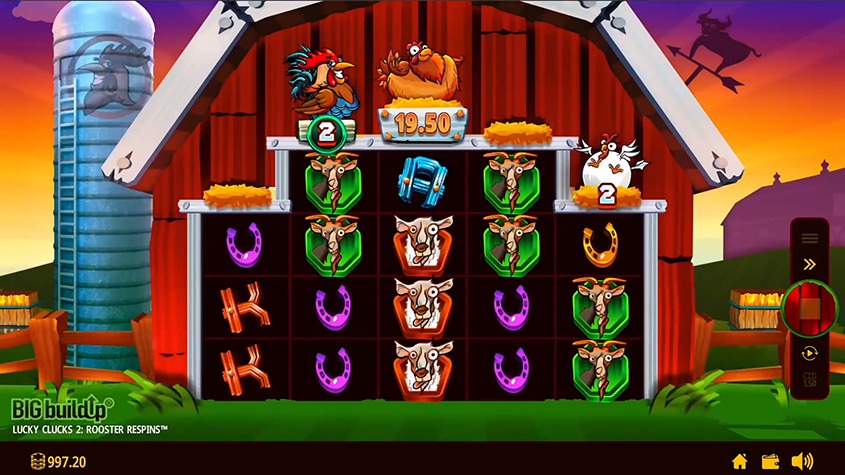 Lucky Clucks: Rooster Respins Slot - Free Play In Demo Mode