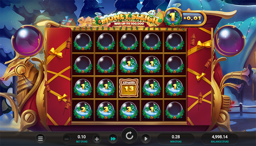 money sleigh slot gameplay