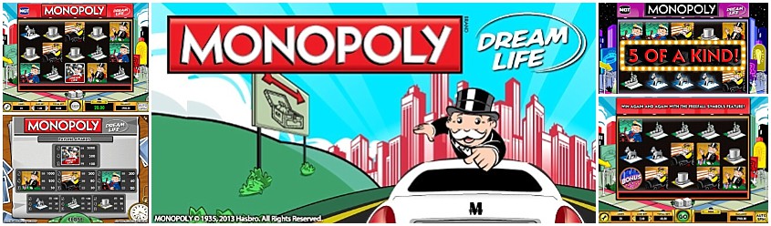 monopoly dream life slot