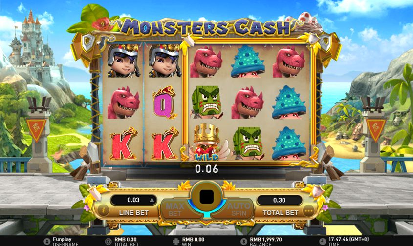 monster cash slots