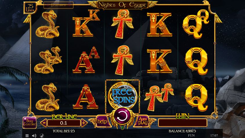 Night in Egypt slot