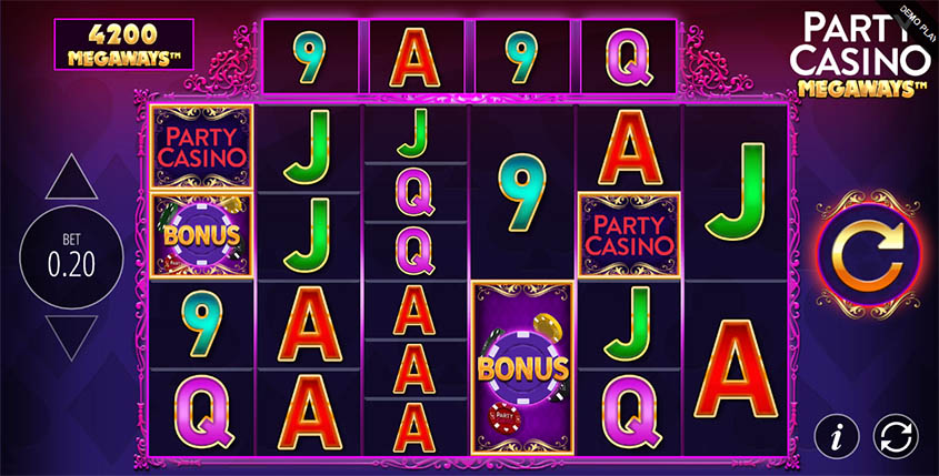 Party Casino Megaways Slot - Free Play in Demo Mode