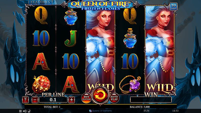 Queen Of Fire - Frozen Flames slot