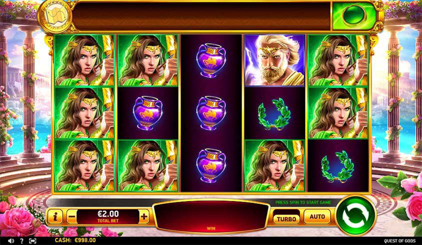 Quest of Gods Slot - Free Play in Demo Mode