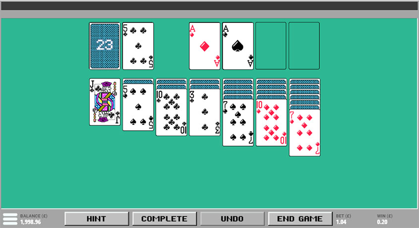 Retro Solitaire Slot - Free Play In Demo Mode