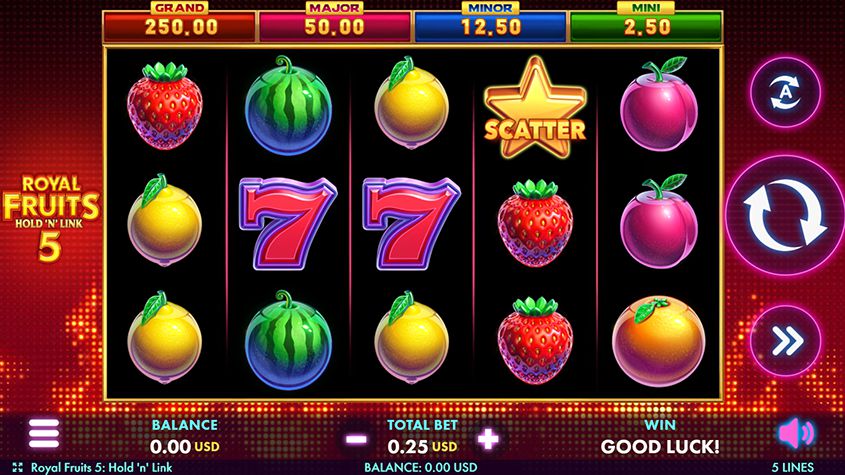 Royal Fruits 5 Slot - Free Play in Demo Mode