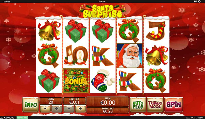 Santa Surprise (Playtech) Slot - Free Play in Demo Mode