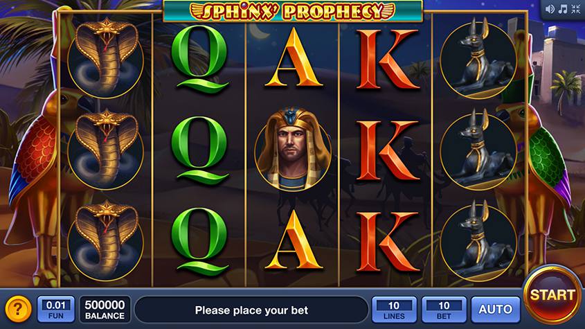 Sphinx' Prophecy Slot - Free Play in Demo Mode