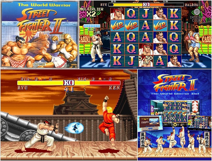 Street fighter ii stages