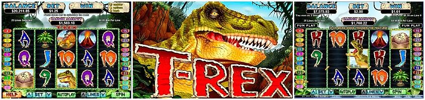 T-Rex Free Play in Demo Mode