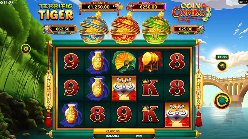 Terrific Tiger Coin Combo Slot Play Free Slots Demos