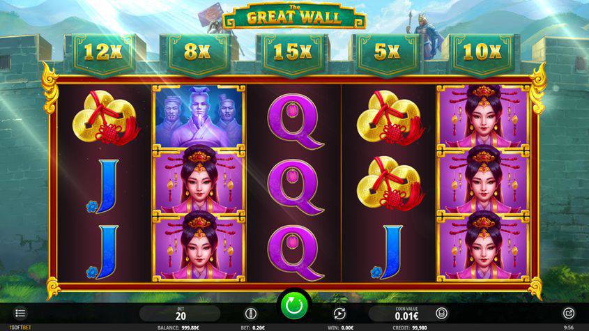 The Great Wall Slot - Free Play in Demo Mode