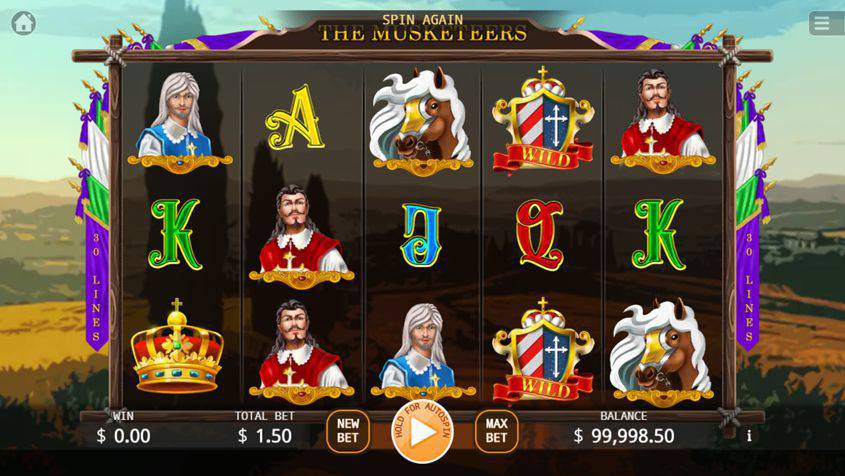 The Musketeers slot