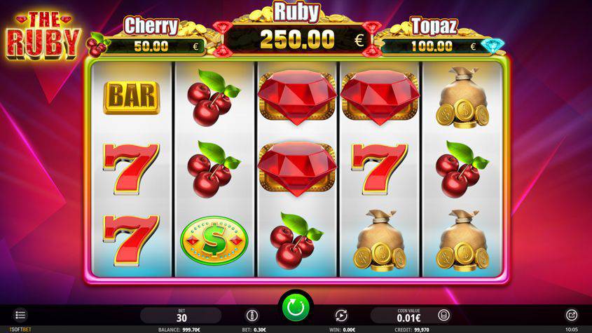 ruby slots free spins