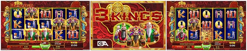 three kings casino game