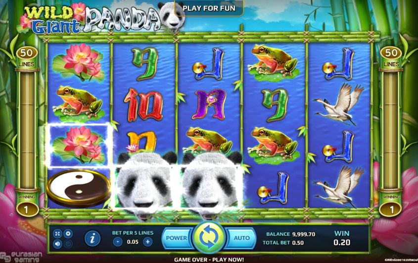Great panda slot machine