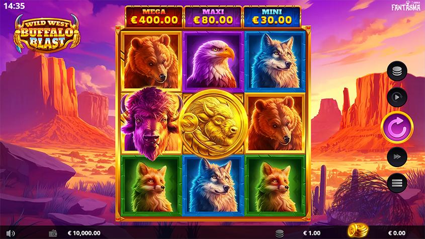 Wild West Buffalo slot