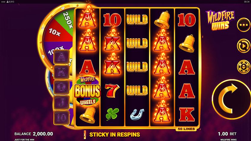 Wildfire Wins Slot - Free Play in Demo Mode